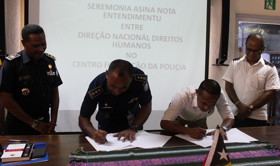 PDHJ-PNTL Asina Akordu Servisu Hamutuk