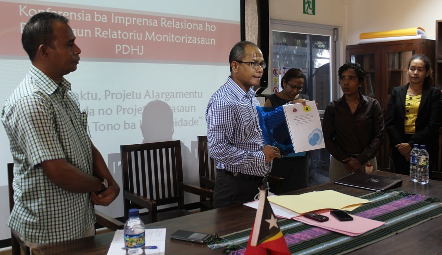 PDHJ Públika Rejultadu Monitorizasaun Ba Implementasaun Projetu Alargamentu Estrada no Irigasaun Barazen Tono Iha RAEOA