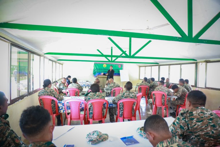 PDHJ Realiza Treinamentu Direitus Umanus ba Komponente Terrestre FALINTIL-FDTL  iha Baucau