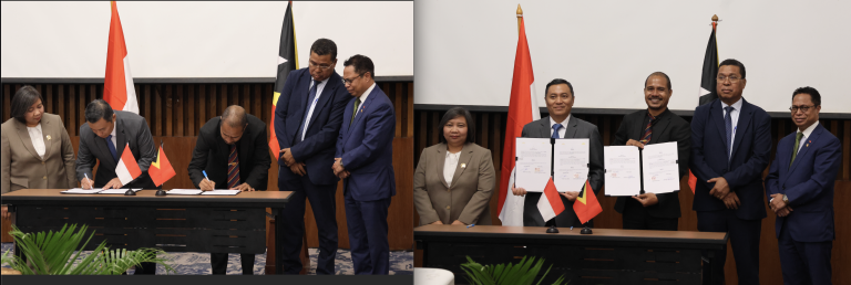 Proteje Direitus, Reforsa Institusionál: PDHJ no KOMNAS HAM Asina Akordu Koperasaun Tinan Rua