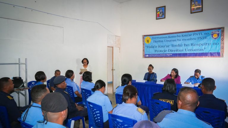 PDHJ, UN and PNTL Strengthen Human Rights-Based Policing in Liquiçá
